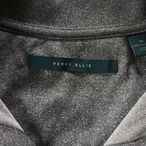 🌟SALE🌟 Perry Ellis Men’s grey polo shirt - Picture 4 of 5